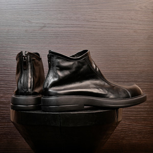 Chaussures décontractées légères avec semelle absorbant la transpiration et structure flexible, chaussures de tous les jours pour hommes, chaussures en cuir - Product Image 4