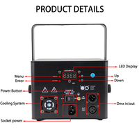 Luz Láser RGB de 3W a Bajo Precio de Fábrica, Control DMX512 para DJ, Fiestas, Efectos de Iluminación en Escenarios