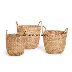 Luxurious Quality Set Of 3 Customized Size And Logo Available High Standard Quality Rattan Made <b>Vegetables</b> & Food <b>Storage</b> <b>Basket</b> - Product Image 1