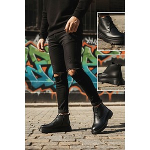 Stivaletti da uomo di alta qualità in vera pelle - Product Image 5