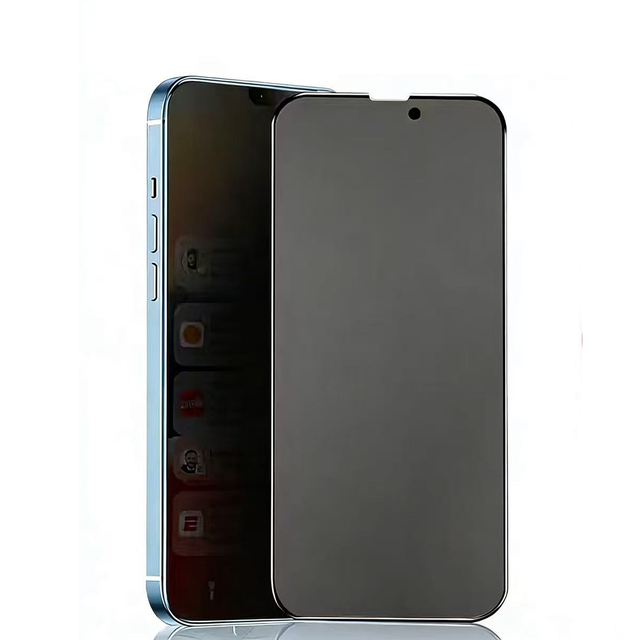 360 Anti-Spy Screen Protector Grade AAA Matte Tempered Glass for Anti-Glare Anti-Fingerprint Full Coverage 9H Hardness