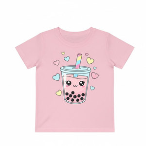 Camiseta a Rayas Unisex para Niños, Estilo Náutico Clásico, Manga Corta, Cuello Redondo, Ropa para Vacaciones de Verano - Product Image 1