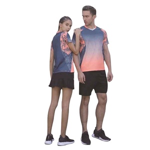 Wholesale Custom Full Sublimation <b>Table</b> Wear Badminton Shirts Quick Dry Jersey Professional Match Day Unisex Sportswear Tennis - Product Image 2