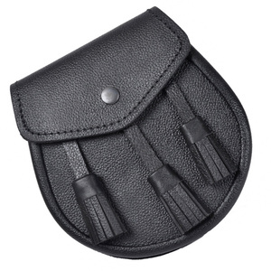 Sporran de cuero escocés de mejor diseño de alta calidad a la venta Original vestido completo utilidad 100% cuero genuino Sporrans para Unisex - Product Image 2