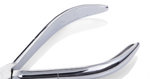 Pince à ongles à cuticules polonaise finition D-03 coupe-ongles à ressort unique métal acier simple poignée pince à ongles pour la beauté - Product Image 6