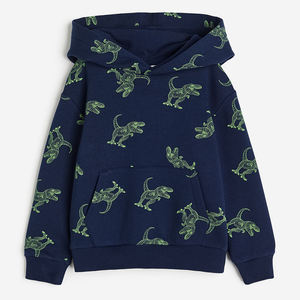 เสื้อฮู้ดแขนยาวผ้าฝ้ายสำหรับผู้ชายเสื้อมีฮู้ดคอกลมมีหลายสีสำหรับเด็กผู้ชาย - Product Image 3