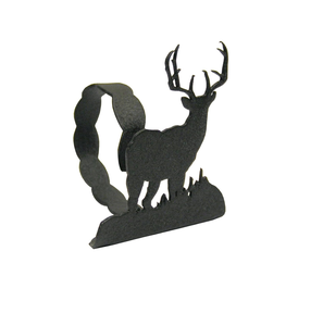 Porte-serviettes en métal design moderne Comptoir de ferme décoratif Rangement de cuisine en métal et porte-serviettes pour la maison - Product Image 5