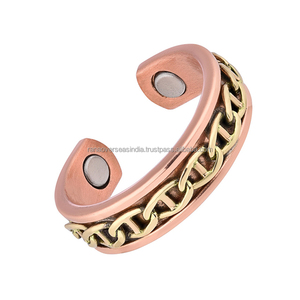 Factory Direct Sale Modern Iron Fingers Pain Relief Adjustable Cuff <b>Ring</b> for Wedding Gift for Men and Women - Product Image 2