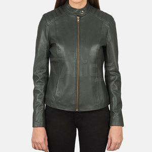 Nuevo diseño, chaqueta de cuero para mujer, chaqueta de cuero de Color sólido para mujer, ropa de calle, chaqueta de cuero para mujer - Product Image 1