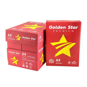 Papel de impresión de alta calidad, papel de uso de oficina escolar en blanco, papel A4 Gold Star 80 GSM de Tailandia, superventas - Product Image 3