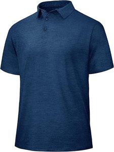 Venta al por mayor Polos para hombres Humedad Absorbe Negro Manga corta Rendimiento Golf Camisetas para trabajo informal Atlético - Product Image 2