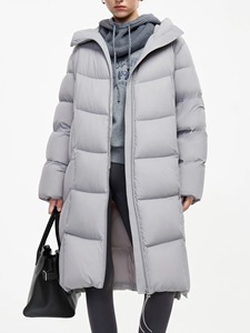 Femme automne hiver doudoune pour femmes doudoune solide col montant Plaid ultra-léger blanc duvet de canard manteau garder au chaud - Product Image 4