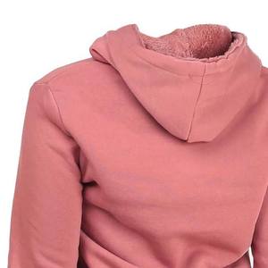 Sudadera de algodón de 2 piezas con logotipo personalizado para mujer, pantalones de chándal con capucha, chándal de gran tamaño, ropa deportiva Lisa para invierno de talla grande - Product Image 5