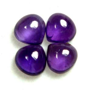 คุณภาพสูงเครื่องประดับ DIY อุปกรณ์เสริม 100% ธรรมชาติแอฟริกันอเมทิสต์ Cabochons ผสมหลวมอัญมณีแท้สําหรับขาย OEM - Product Image 1