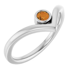 Bague de fiançailles solitaire en acier inoxydable, sertie clos, avec technologie d'incrustation, style éternité tendance, forme géométrique, placage griffe - Product Image 1