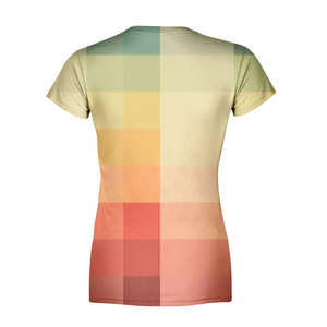 Séchage rapide femmes t-shirts imprimés personnalisés respirant Sublimation femmes T-shirt USA taille sublimation t-shirts pour femmes - Product Image 3