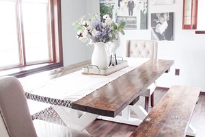 Tapete de mesa de macramé bohemio hecho a mano decorativo tejido de algodón para mesa de comedor mesa de centro y decoración diaria del hogar - Product Image 6