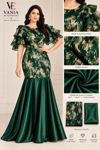 Robe africaine pour femmes, robes à paillettes tendance, vêtements de soirée sexy, vêtements européens et américains, robe de mariée - Product Image 4