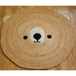 New Design 100% Anti Slip Jute Rugs Handmade Reversible Door <b>Mats</b> Home Textile Living Bedroom <b>Prayer</b> Custom 3D Customized Logo - Product Image 5