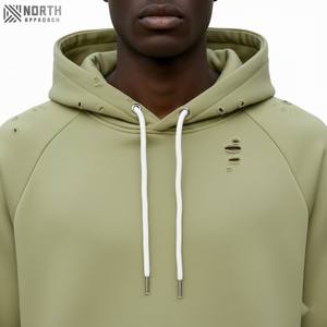 Sudadera con capucha desgastada para hombre de la mejor calidad con precio razonable, producto superior térmico, sudaderas con capucha desgastadas para hombre, sudaderas con capucha de fabricación de Pakistán - Product Image 4