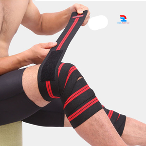 Super lourd élastique Grippe genouillères Squats vêtements d'entraînement musculation exercice genoux Wrap réglable - Product Image 1