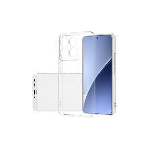 Coque Netzy 9A pour Xiaomi Mi 14 Pro, SAFA, super silicone transparent, antichoc, protection électro-plaquée, protection pour téléphone portable - Product Image 1