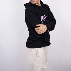 Sweats à capuche à impression bouffante pour hommes à bas prix respirant logo personnalisé confortable Top tendance tenue décontracté sweats à capuche pour hommes à impression bouffante - Product Image 5