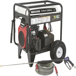 Hidrolavadora de Agua Fría a Gasolina North-Star Nueva de Alta Calidad, 5000 PSI, 5.0 GPM, Arranque Eléctrico, Transmisión por Correa - Product Image 1