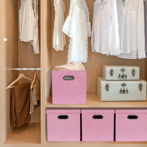 Cesta de tela plegable que ahorra espacio de Vietnam-Solución de almacenamiento apilable con asas para ropa - Product Image 1