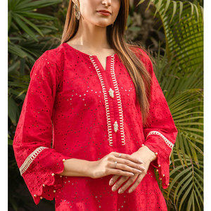 Vestido de verano de césped de 3 piezas para mujer, traje de la mejor calidad - Product Image 4