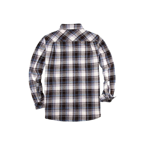 แฟชั่นใหม่ Flannel เสื้อเชิ้ตลําลองวันหยุดปรับแต่งสลิมฟิตแขนยาวผู้ชายเสื้อคุณภาพชุดเสื้อสักหลาด - Product Image 1