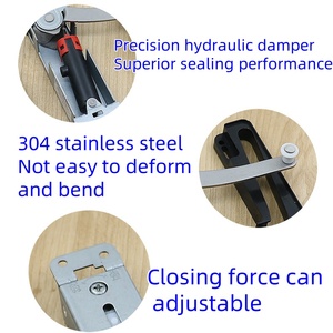 Concealed Pneumatic Invisible Overhead Transom Door Closer With Buffer Hydraulic Adjustable Simple <strong>Spring</strong> <strong>for</strong> <strong>Gate</strong> Wooden Door - Product Image 4