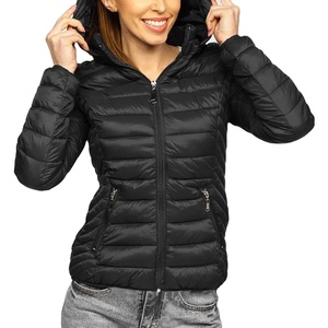 Haute qualité femmes hiver doudoune nouvelle mode léger respirant couleurs unies coton matériau de remplissage en gros - Product Image 1