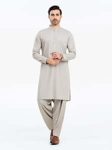 Venta caliente de los hombres paquistaníes Shalwar Kameez Venta al por mayor de ropa islámica con diseño bordado de los hombres Salwar Kameez - Product Image 6