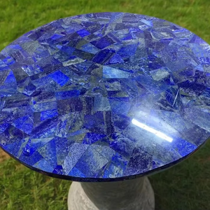 Sello de Ágata Pulida Artesanal, Decoración de Hogar de Lujo, Modelo de Flor Religiosa, Patrón de Resina, Color Personalizado, Alta Artesanía - Product Image 1