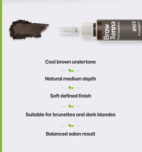Kit de Crema para Cejas BrowXenna Natural a Base de Hierbas y Químicos con Base de Mezcla Hialurónica Incluida # 102 Café Frío - Product Image 2