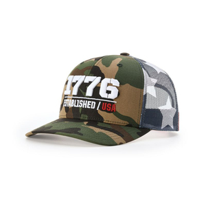 Casquette de camionneur personnalisée avec logo brodé en 3D et impression numérique Casquettes de camionneur Gorras Ri112 à 6 panneaux Casquettes de camouflage structurées - Product Image 5