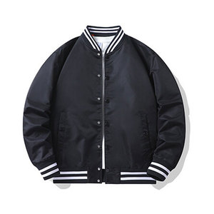 Custom Made Sporty <b>Canvas</b> Bomber <b>Jacket</b> for <b>Men</b> Winter 100% Cotton Breathable Solid Stand Collar Front Logo Best Selling - Product Image 1