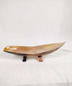 Ethically harvested horn bowl for conscious buyers Natural polished horn bowl for <b>snacks</b> or side dishes <b>japanese</b> - Product Image 3