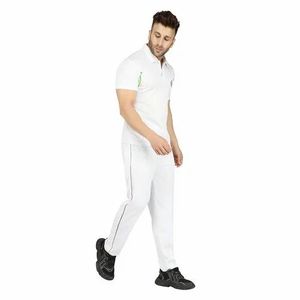 Men's Breathable Summer Sportswear <b>Cricket</b> Set with Simple Design Short Sleeves Sporty Style and Turn-down Collar - Product Image 4