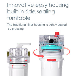 容易な住宅水プレフィルター家庭用フィルターシャワーヘッドシンク下逆浸透システムセラミックボトル部品 - Product Image 3