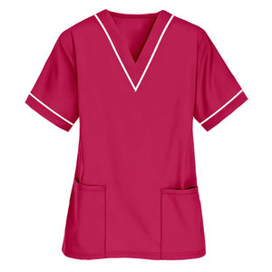 Pantalons et chemises médicaux tendance, nouveaux uniformes d'hôpital avec boutons pour les infirmières et les médecins - Product Image 1