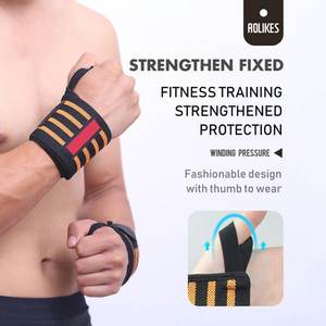 Professional Quality Weightlifting <b>Wrist</b> Wraps with Heavy Duty <b>Thumb</b> Loop Premium <b>Wrist</b> <b>Support</b> - Product Image 1