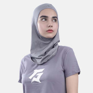Écharpe grise GA Sports, bandana sportif élégant - Product Image 1