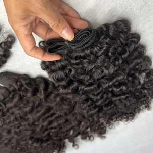 Paquetes rizados birmanos camboyanos de envío rápido, cabello humano crudo de proveedor de cabello vietnamita, cabello alineado con cutícula - Product Image 5