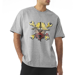 OEM suave patrón 100% algodón camiseta personalizada 3D espuma Puff impresión diseño Digital logo camiseta hombres camiseta para hombres - Product Image 1