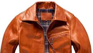 Chaqueta Bomber de Cuero Genuino para Hombre al por Mayor, Larga, de Lona, Impermeable, Transpirable, con Forro de Algodón, Color Personalizado, Estilo Motociclista - Product Image 4