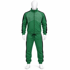 Conjunto Deportivo de 2 Piezas para Hombre, Estilo Urbano, 100% Algodón, con Capucha, Grueso, Unisex, de 2 Tonos, Cortavientos - Product Image 4