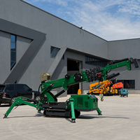 Grue araignée Tonlita CE EPA 5 tonnes, mini-grue hydraulique électrique sur chenilles, Chine, 3t, 12 tonnes, 3 tonnes, 1,5 tonne avec godet, grue araignée 3t