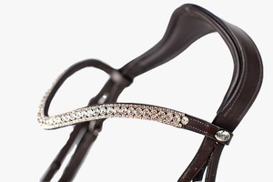 Fabricant vente cheval bride cristaux intelligents étincelles Blings pas de traction équitation outils pleine taille anglais cheval course bride - Product Image 5